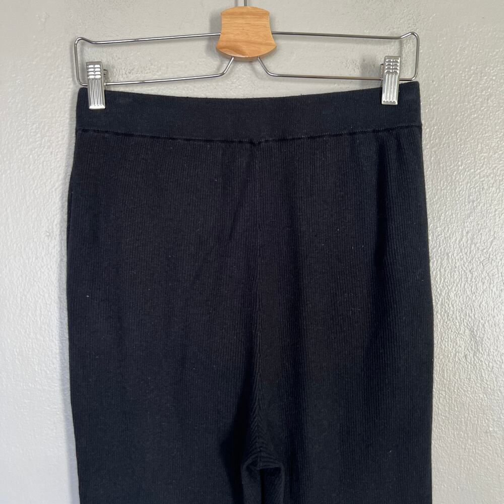 Favorite Daughter Pants Women's Sz M Black Trousers Flare Leg Classic Minimalist - Picture 7 of 12